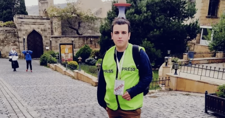 Avaz Hafizli, an LGBT+ activist and journalist in Azerbaijan