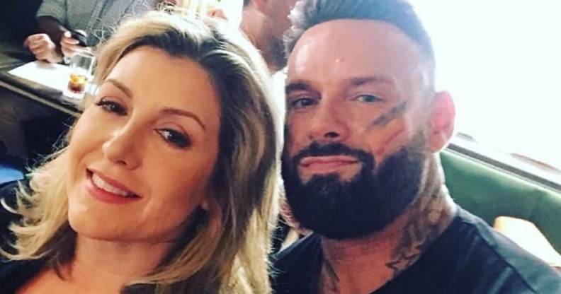 Penny Mordaunt (L) and her brother, James Mordaunt