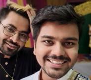 Selfie of Priyanjul Johari and Agniva