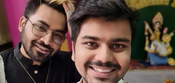 Selfie of Priyanjul Johari and Agniva