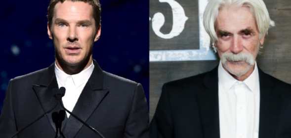 Actor Benedict Cumberbatch and actor Sam Elliott