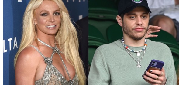 Britney Spears and Pete Davidson