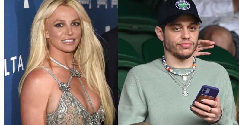 Britney Spears and Pete Davidson