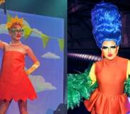 Carrot and Choriza May in The Simpsons drag