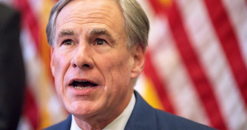Texas Governor Greg Abbott