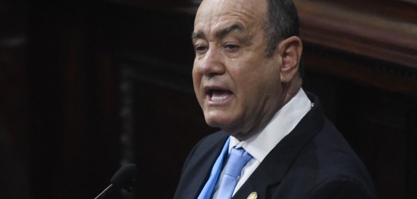 Alejandro Giammattei, president of Guatemala