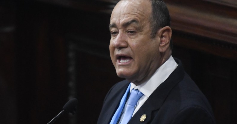 Alejandro Giammattei, president of Guatemala