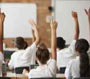 Children in a classroom