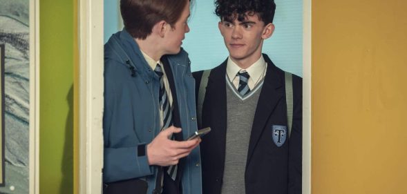 Netflix drops first trailer for "beautiful" gay teen romance Heartstopper