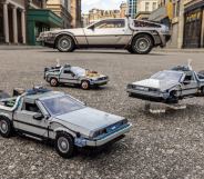 The Back to the Future Lego set is being released in April.