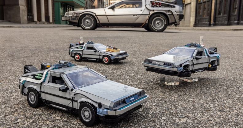 The Back to the Future Lego set is being released in April.