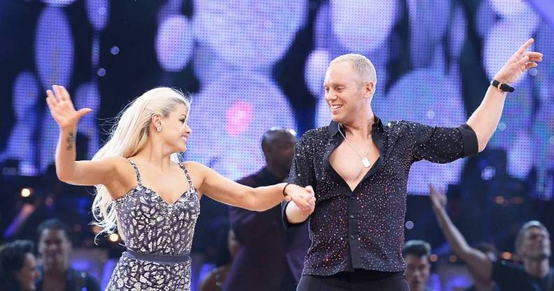 Judge Rinder and Strictly Come Dancing partner Oksana Platero