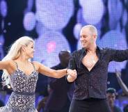 Judge Rinder and Strictly Come Dancing partner Oksana Platero