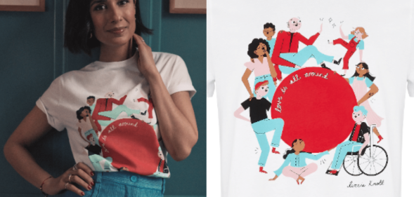 LGBT illustrator creates Red Nose Day T-shirt supporting Comic Relief