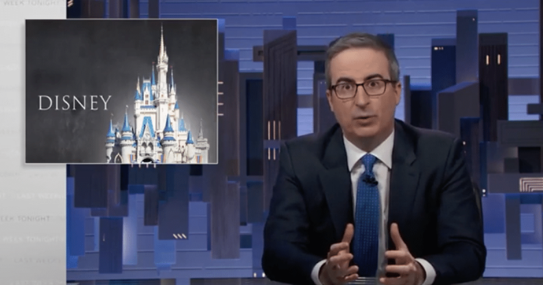 John Oliver drags 'morally bankrupt' Disney over 'Don't Say Gay' bill