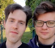 Yuriy (L) and Nazar (R) have made Paris their new home since they left Ukraine.