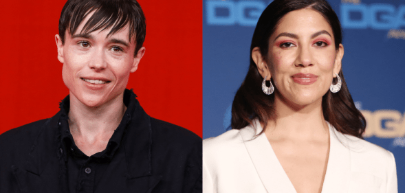 Elliot Page and Stephanie Beatriz