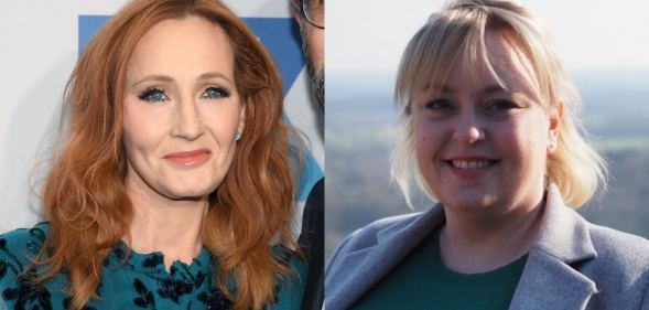 JK Rowling and Lisa Townsend