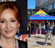 JK Rowling and the LGBT+ community outreach stall