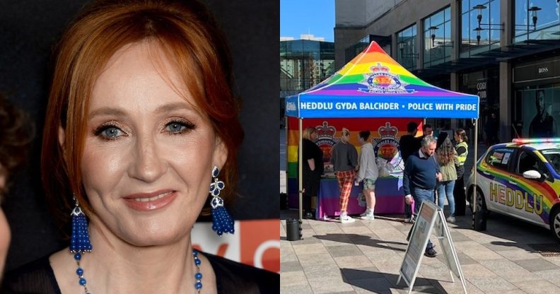 JK Rowling and the LGBT+ community outreach stall