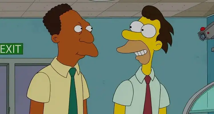 The Simpsons joke about Carl topping Lenny is 'for gay people' says writer