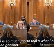 A Senate hearing seeing a senator grill a trans child and her mother