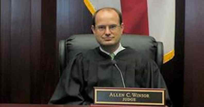 Judge Allen Winsor will decide the fate of Don't Say Gay
