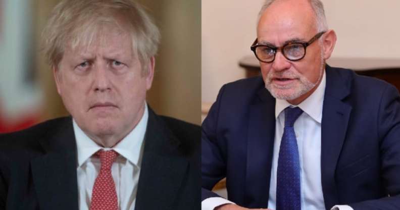 Boris Johnson was criticised by Tory MP Crispin Blunt.