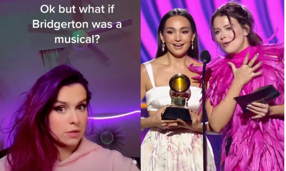 Olivia Rodrigo Should Be an Extra on 'Bridgerton' With Her Grammys 2022  Dress—See Pics