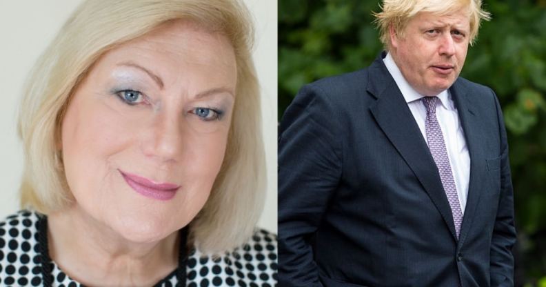 Carolyn Mercer and Boris Johnson