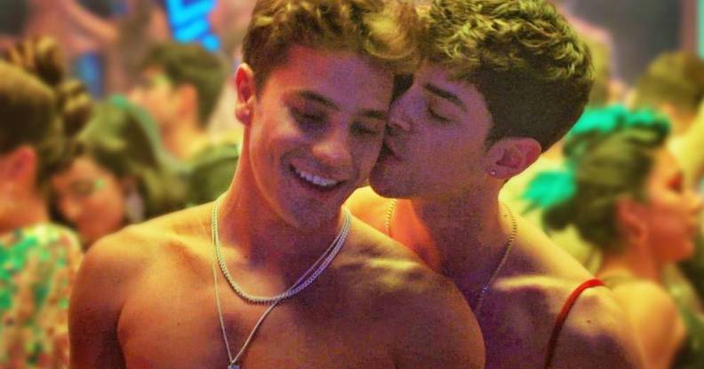 Elité stars Andre Lamoglia and Manu Rios as Ivan and Patrick