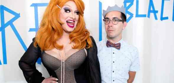 Jinx Monsoon smiles at Major Scales who is standing behind them and wearing a blue crown