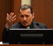 Johnny Depp denies striking Amber Heard during defamation trial in Virginia