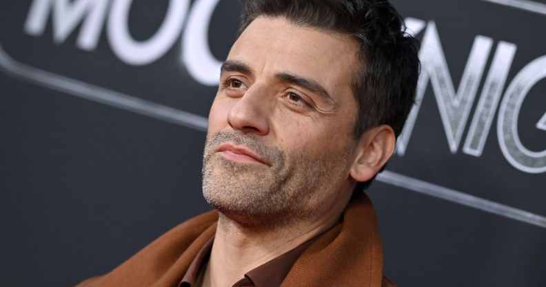 Oscar Isaac on the red carpet