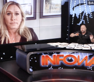 Marjorie Taylor Greene appears on Infowars with Alex Jones