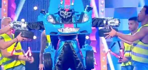 Drag queen Drag Sethlas transforms from a small car into a dancing queen during the second episode of Drag Race Espana season two