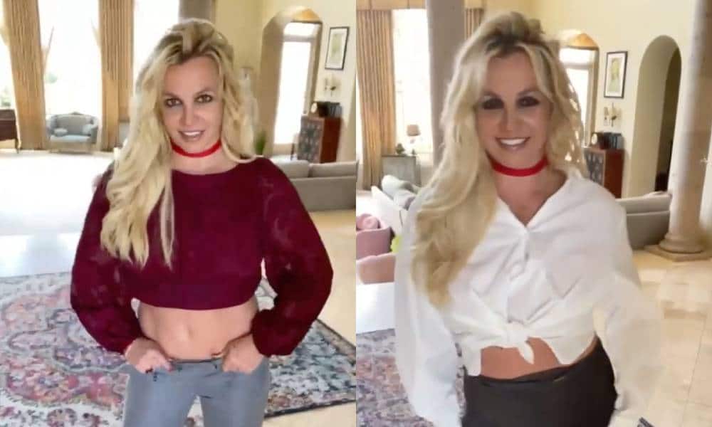 Britney Spears shares first video of pregnancy 'I have a small belly'