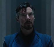 A still image of Benedict Cumberbatch from the Marvel film Doctor Strange in the Multiverse of Madness