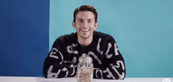 Jonathan Bailey has revealed the 10 things he can't live without, including his skincare. (YouTube)