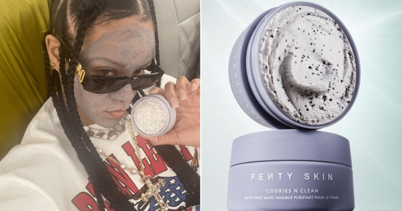 Rihanna has previewed the new Cookies N Clean face mask from Fenty Beauty.