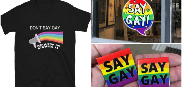 There's plenty of 'Say Gay' merch you can buy to support LGBT+ people in Florida and beyond.