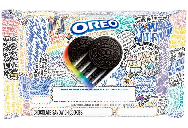 Oreo has released a limited edition pack to celebrate Pride month.