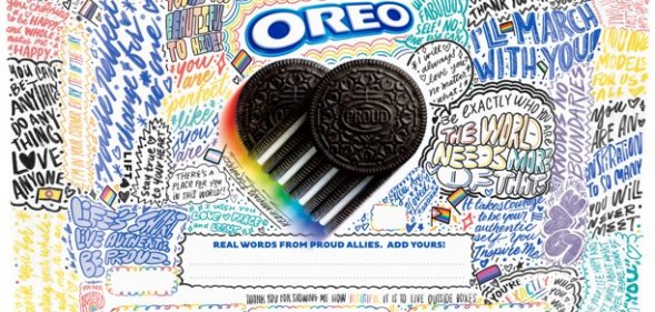 Oreo has released a limited edition pack to celebrate Pride month.