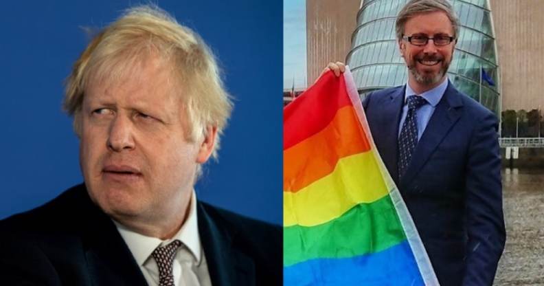 Boris Johnson's government was criticised by Roderic O'Gorman for its handling of conversion therapy.