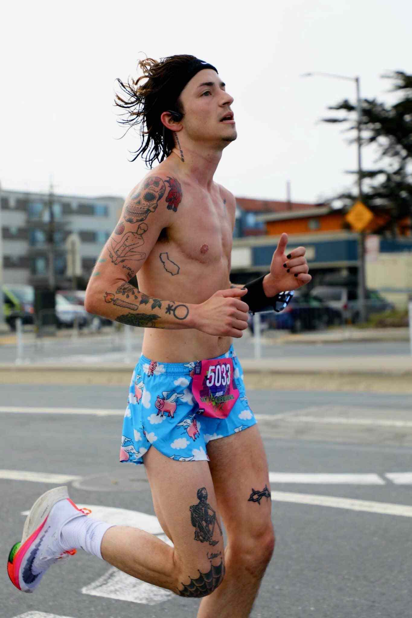 Meet non-binary runner Cal Calamia fighting for equality in athletics