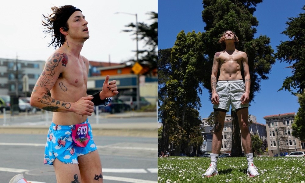 Meet non-binary runner Cal Calamia fighting for equality in athletics
