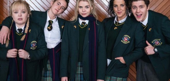The cast of Derry Girls.