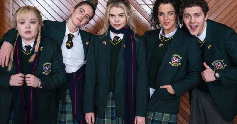 The cast of Derry Girls.