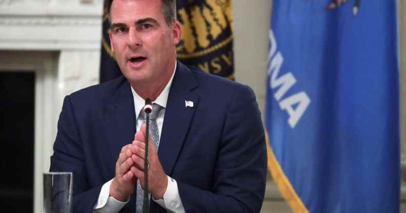 Republican governor signs cruel anti-trans bathroom bill
