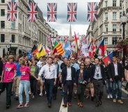 The parade at Pride in London, 2016